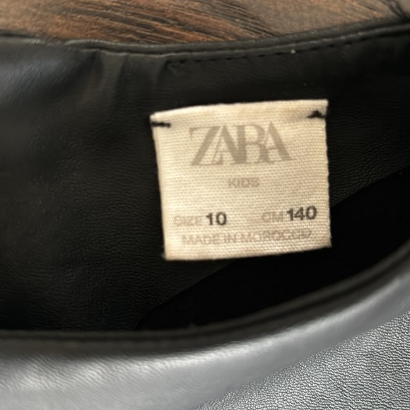 Zara Faux Leather dress size 10 - Picture 9 of 9